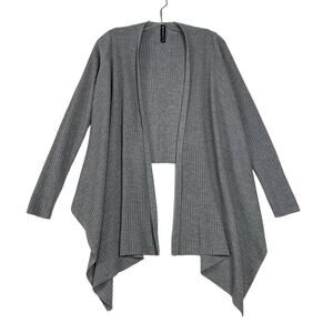 Athleta Solstice Wrap Cardigan Long Sleeve Merino Wool Gray Womens XS
